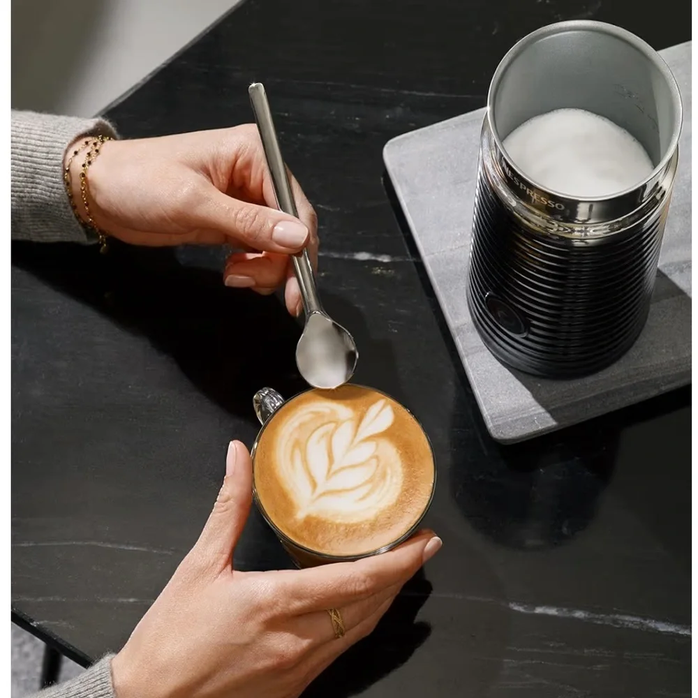 Nespresso Black and Silver Milk Frother